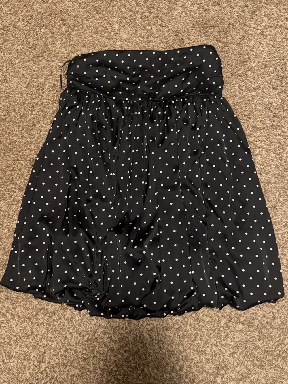 Black Polka Dot Bubble Dress